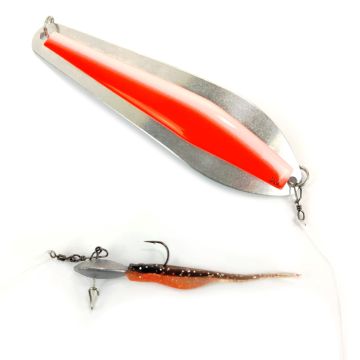 JASU PELTI ALU ORANSSI/VALKOINEN + JIGIPILKKI 6CM