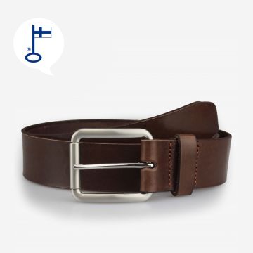 VENIZ NAHKA FARKKUVYÖ 40MM TUMMANRUSKEA HOPEASOJELLA 95CM