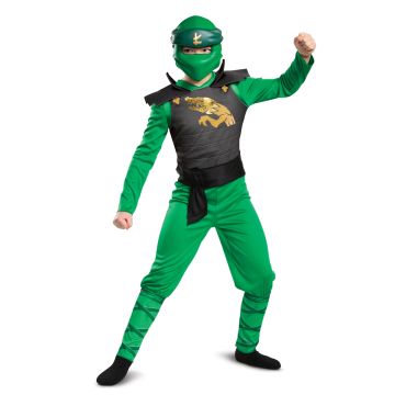DISQUISE NINJAGO PUKU VIHREÄ LOYD CLASSIC M KOKO 7-8V
