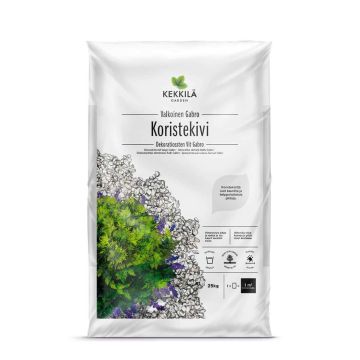 KEKKILÄ KORISTEKIVI VALKOINEN GABRO 25KG