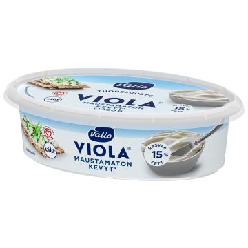 VALIO VIOLA TUOREJUUSTO KEVYT MAUSTAMATON LAKTON 200 G