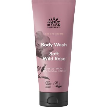 URTEKRAM LUOMU SOFT WILD ROSE BODY WASH 200 ML
