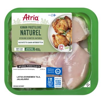 ATRIA KANAN PAISTILEIKE MAUSTAMATON 450 G