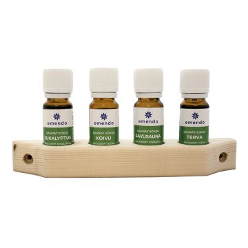 EMENDO PUUTELINE + SAUNATUOKSUT 4 X 10 ML