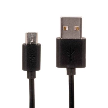 WAVE DATAKAAPELI, MICROUSB, 1M, MUSTA