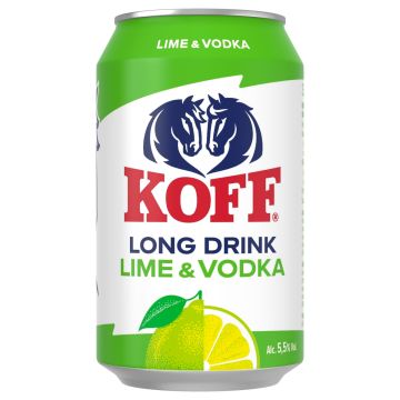 KOFF LONG DRINK 5,5% LIME TLK 330 ML
