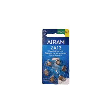 AIRAM KUULOKOJEPARISTO 13 6-PACK 