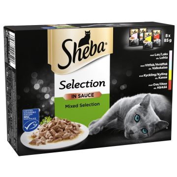 SHEBA ANNOSP. SELECTION VALIKOIDUT RESEPTIT 8*85G 680 G