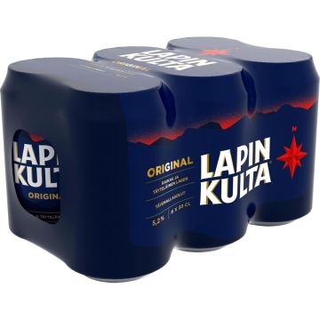 LAPIN KULTA 5,2% 0,33 TLK 6-PACK 1,98 L