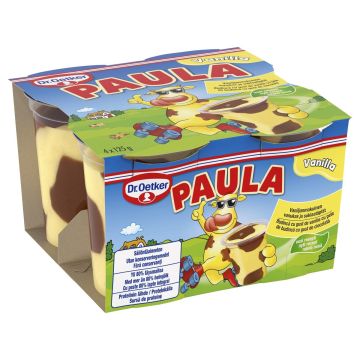 DR. OETKER PAULA VANILJA-SUKLAAVANUKAS 4*125G 500 G