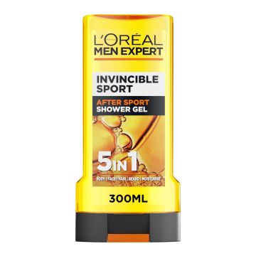 LOREAL MEN EXPERT INVINCIBLE SPORT 5IN1 SUIHKUGEELI 300 ML