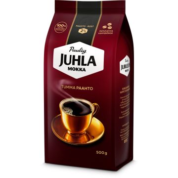 PAULIG JUHLA MOKKA TUMMA PAAHTO PAPU 500 G