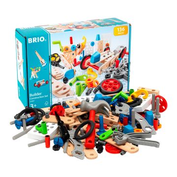 BRIO BUILDER RAKENNUSSETTI 136 OSAA