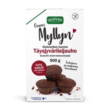 VILJATUOTE TUMMA TÄYSJYVÄ- RIISIJAUHO GTON 500 G