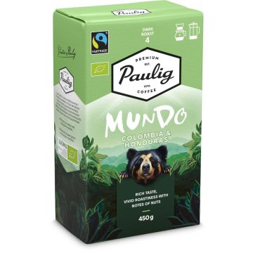 PAULIG MUNDO KOLUMBIA KAHVI SJ LUOMU 450 G