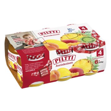 PILTTI AURINKOINEN KUUTOSET 6-PACK 750 G
