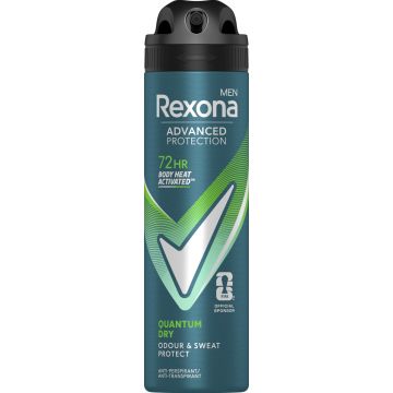 REXONA MEN ADVANCED PROTECTION QUANTUM DRY SPRAY 150 ML