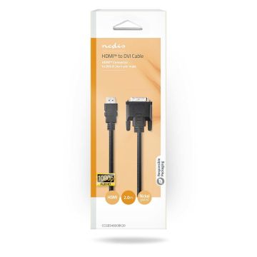 NEDIS HIGH SPEED HDMI-KAAPELI HDMI-LIITIN - DVI-D 24 + 1-PIN UR