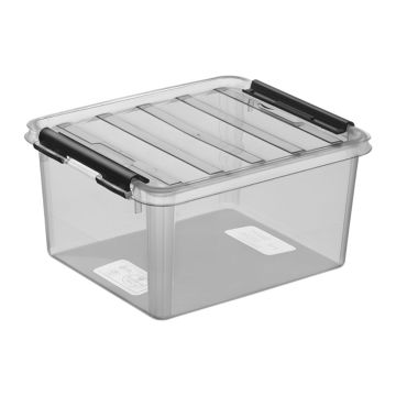 SMARTSTORE CLASSIC 2 L SÄILYTYSLAATIKKO KANNELLA LÄPINÄKYVÄ