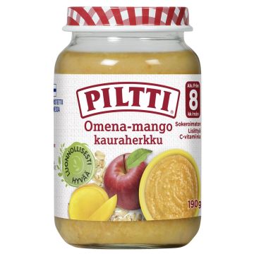 PILTTI OMENA-MANGO-KAURAHERKKU 8KK 190 G
