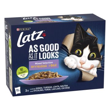 PURINA LATZ AGAIL MIXED LAJ HYYT 12*85G 1,02 KG