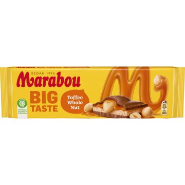 MARABOU BIG TASTE TOFFEE WHOLE NUT SUKLAALEVY 300 G
