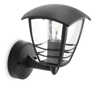 PHILIPS CREEK ULKOSEINÄVALAISIN MUSTA 60W 230V HIMMENNETTÄVÄ