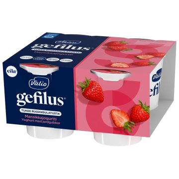 VALIO GEFILUS OLO JOGURTTI 4*125G MANSIKKA LAKTON 500 G