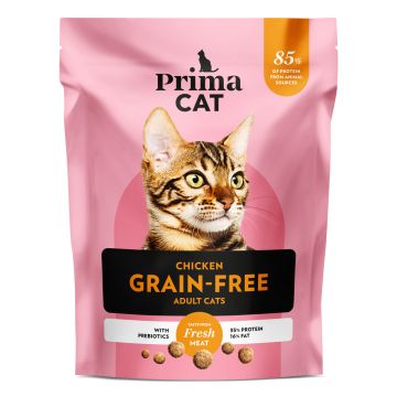 PRIMACAT TÄYSRAVINTO VILJATON KANA AIKUISILLE KISSOILLE 400 G