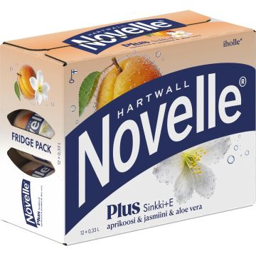HARTWALL NOVELLE PLUS SINKKI + E 0,33 TLK 12-PACK 3,96 L