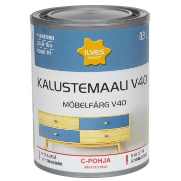 ILVES KALUSTEMAALI V40 C-POHJA SÄVYTETTÄVÄ 900 ML