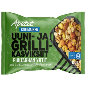 APETIT UUNI- JA GRILLIKASVIKSET PUUTARHAN YRTIT KOTIMAINEN 400 G