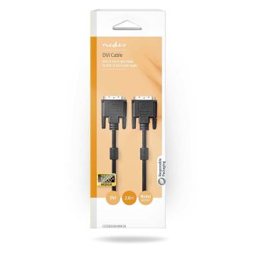 NEDIS DVI KAAPELI DVI-D 24 + 1-PIN UROS - DVI-D 24 + 1-PIN UROS