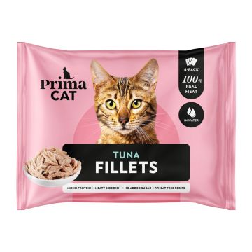 PRIMACAT FILLETS 4*50G TONNIKALAA VEDESSÄ 200 G