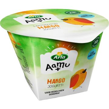 ARLA AAMU+ AB MANGOJOGURTTI LAKTON 175 G