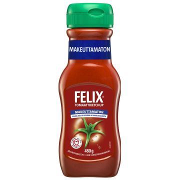 FELIX MAKEUTTAMATON KETCHUP 480 G
