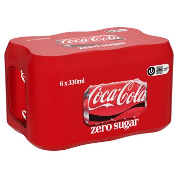 COCA-COLA ZERO 0,33 TLK 6-PACK
