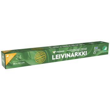 FREDMAN LEIVINPAPERI ARKKI 38X42CM 24ARK