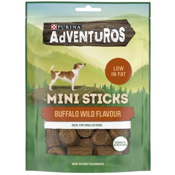 PURINA ADVENTUROS STICKS BUFFALON MAKUINEN PURUTIKKU PIENILLE K 90 G