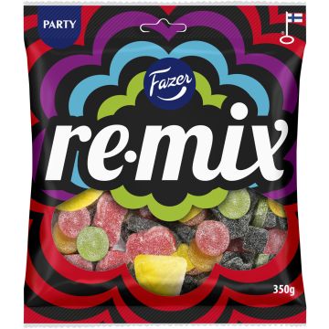 FAZER RE-MIX PARTY KARKKIPUSSI 350 G