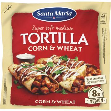 SANTA MARIA TEX MEX TORTILLA CORN 336 G