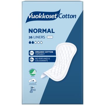 VUOKKOSET COTTON NORMAL PHS 26 KPL