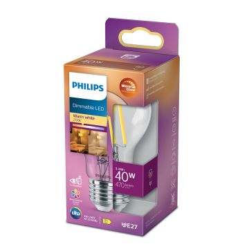 PHILIPS LED-LAMPPU 40W A60 E27 KIRKAS 470L 2200-2700K