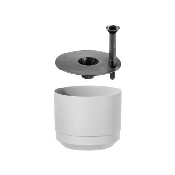 ORTHEX KESTOKASTELU RUUKKU PAULINA 20 CM BETONIN HARMAA