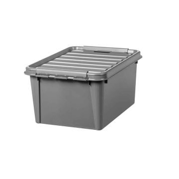 SMARTSTORE RECYCLED 31 L SÄILYTYSLAATIKKO KANNELLA ANTRASIITT