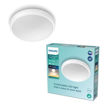 PHILIPS DORIS KATTOVALAISIN VALKOINEN 6W 27K IP44 600L 2700K