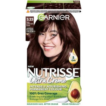 GARNIER NUTRISSE 3.23 TUMMA HELMIÄISRUSKEA KESTOVÄRI