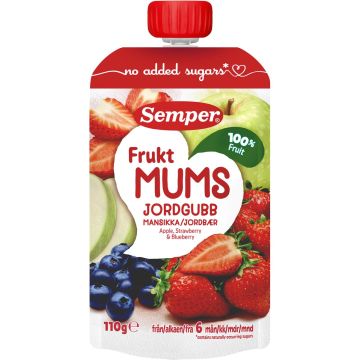 SEMPER FRUKTMUMS MANSIKKA 6KK 110 G