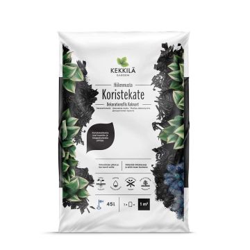 KEKKILÄ KORISTEKATE HIILENMUSTA 45L