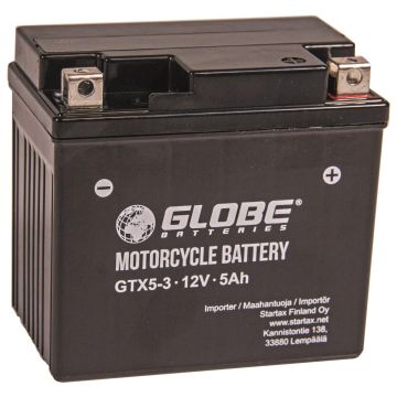 GLOBE BATTERIES PIENKONEAKKU GEL 5A 114X71X106 -/+